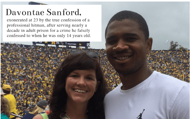 Davontae Sanford, exoneration after growing up behind bars from ages 14-23