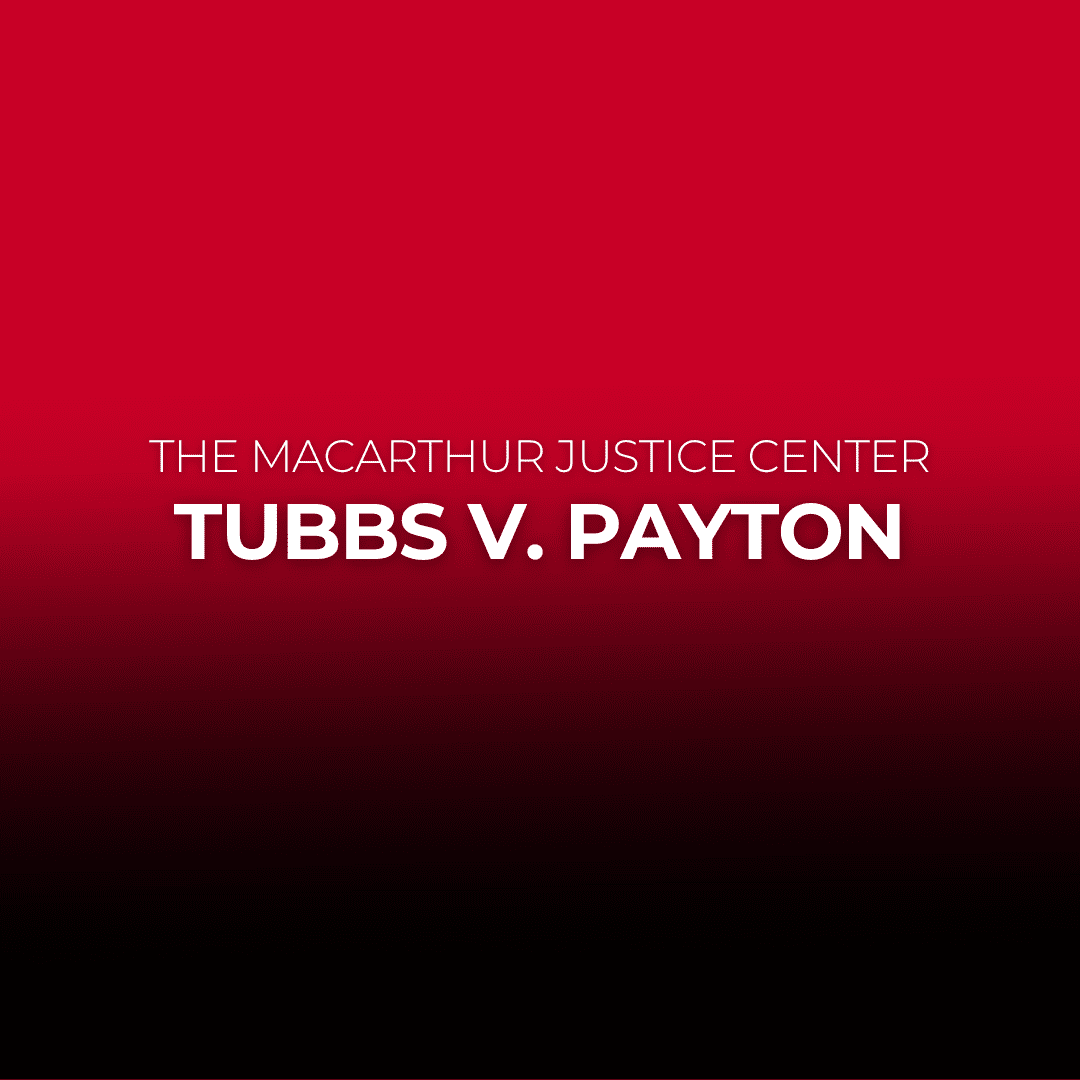 Tubbs v. Payton MacArthur Justice